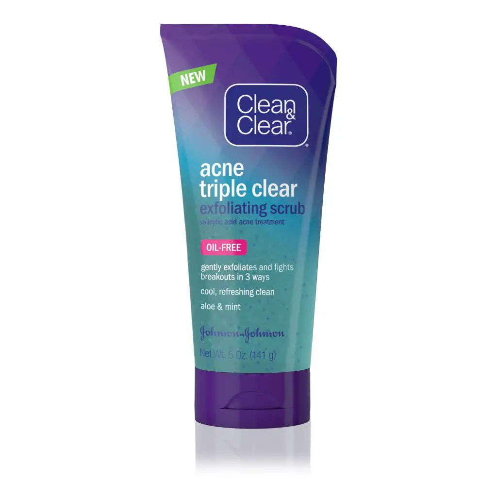 Clean and Clear® Acne Triple Clear Exfoliating Facial Scrub